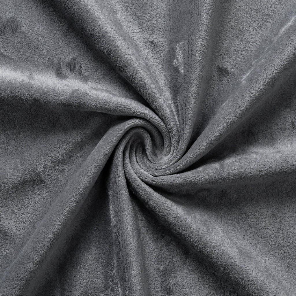 Plush Grey fabric swatch