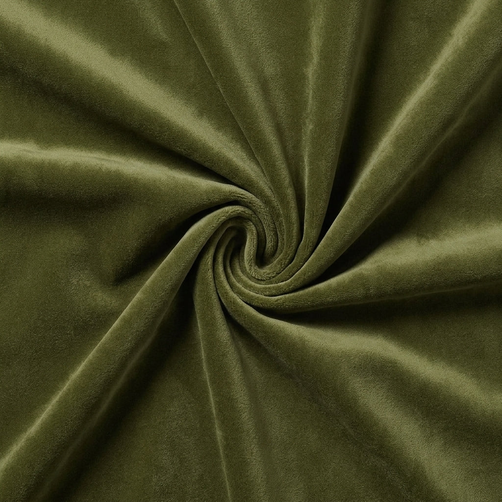 Plush Olive fabric swatch