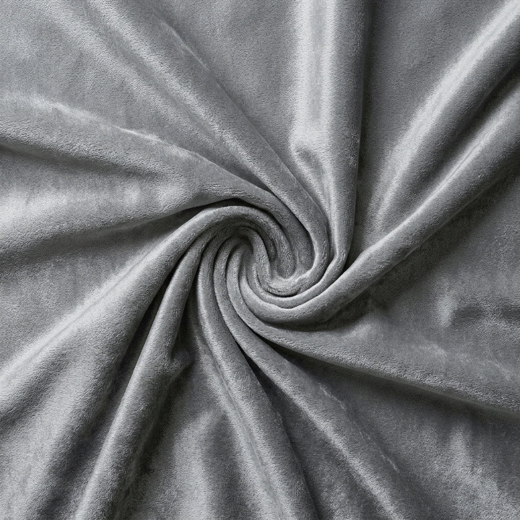 Plush Silver fabric swatch