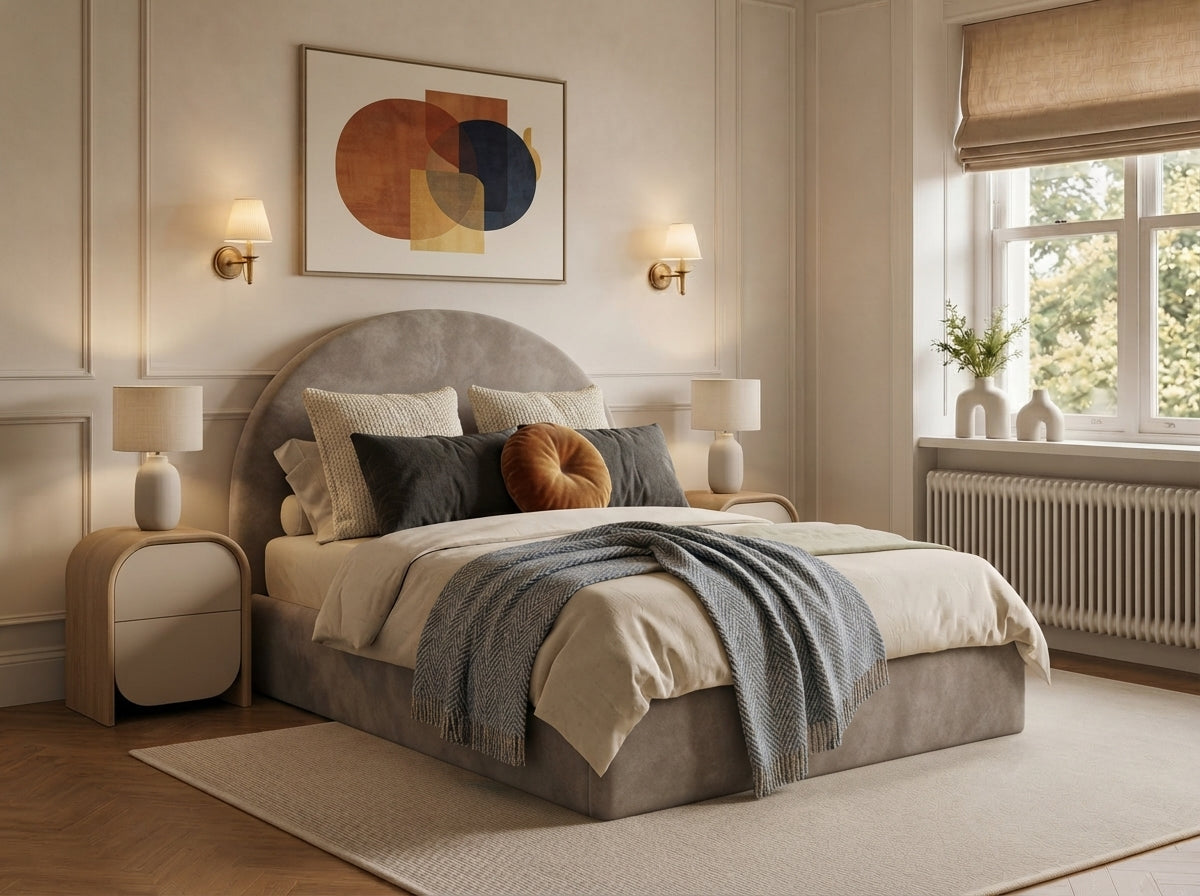 Arcadia Bed – Sharon Mink