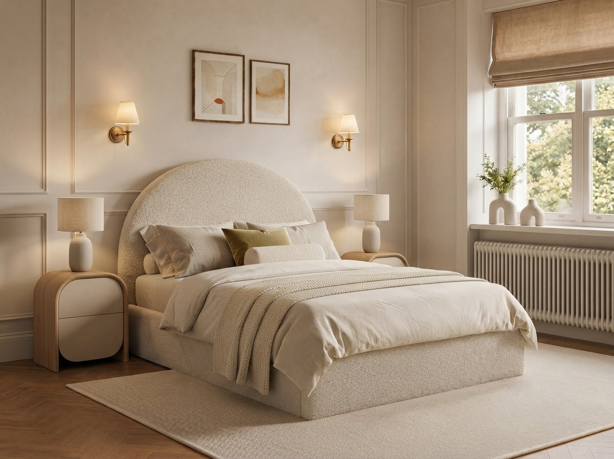 The Arcadia Bed – Teddy Ivory