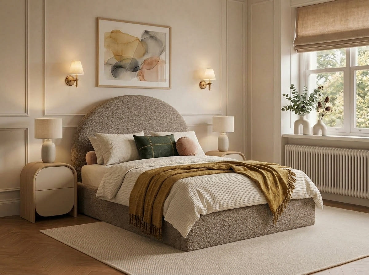 The Arcadia Bed – Teddy Mink