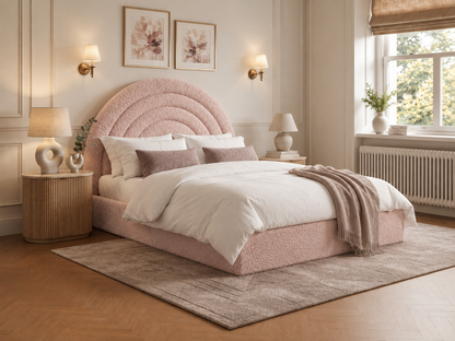 The Archmont Bed – Teddy Pink
