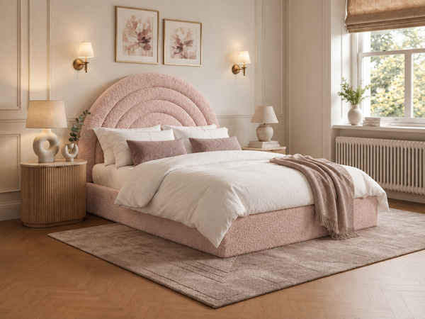 The Archmont Bed – Teddy Pink