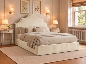 The Ashbourne Bed – Plush Cream