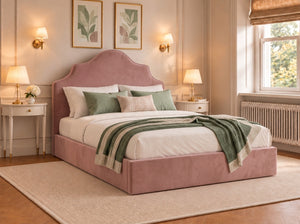 The Ashbourne Bed – Plush Pink