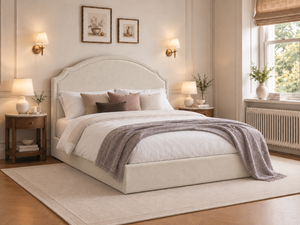The Asteria Bed – Naples Cream