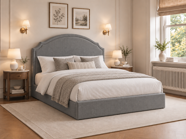 The Asteria Bed – Naples Silver