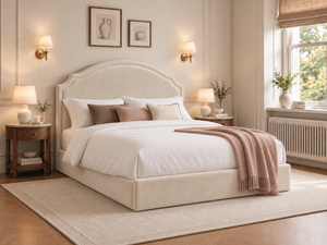 The Asteria Bed – Plush Cream