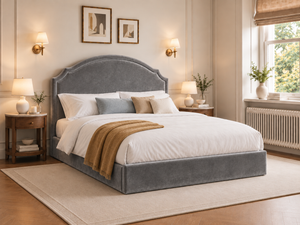 The Asteria Bed – Plush Grey