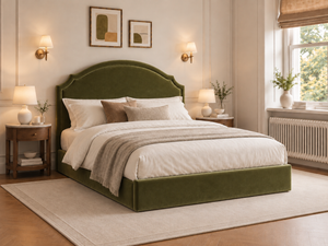 The Asteria Bed – Plush Olive
