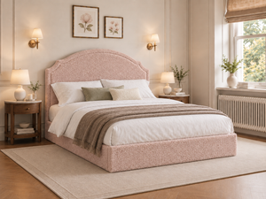 The Asteria Bed – Teddy Pink