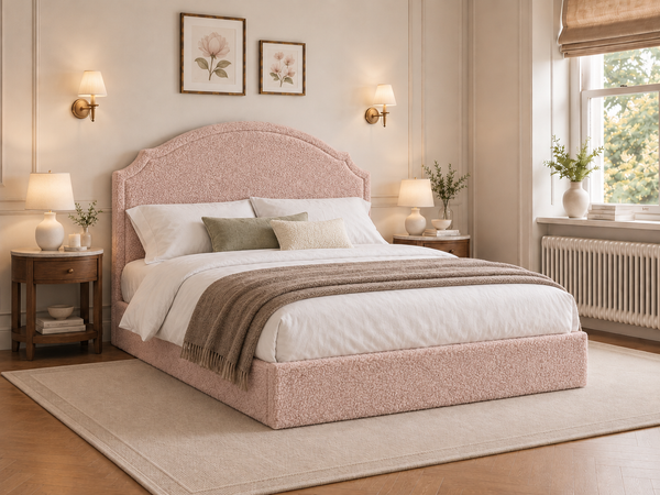 The Asteria Bed – Teddy Pink