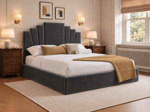 The Astoria Bed – Coniston Charcoal