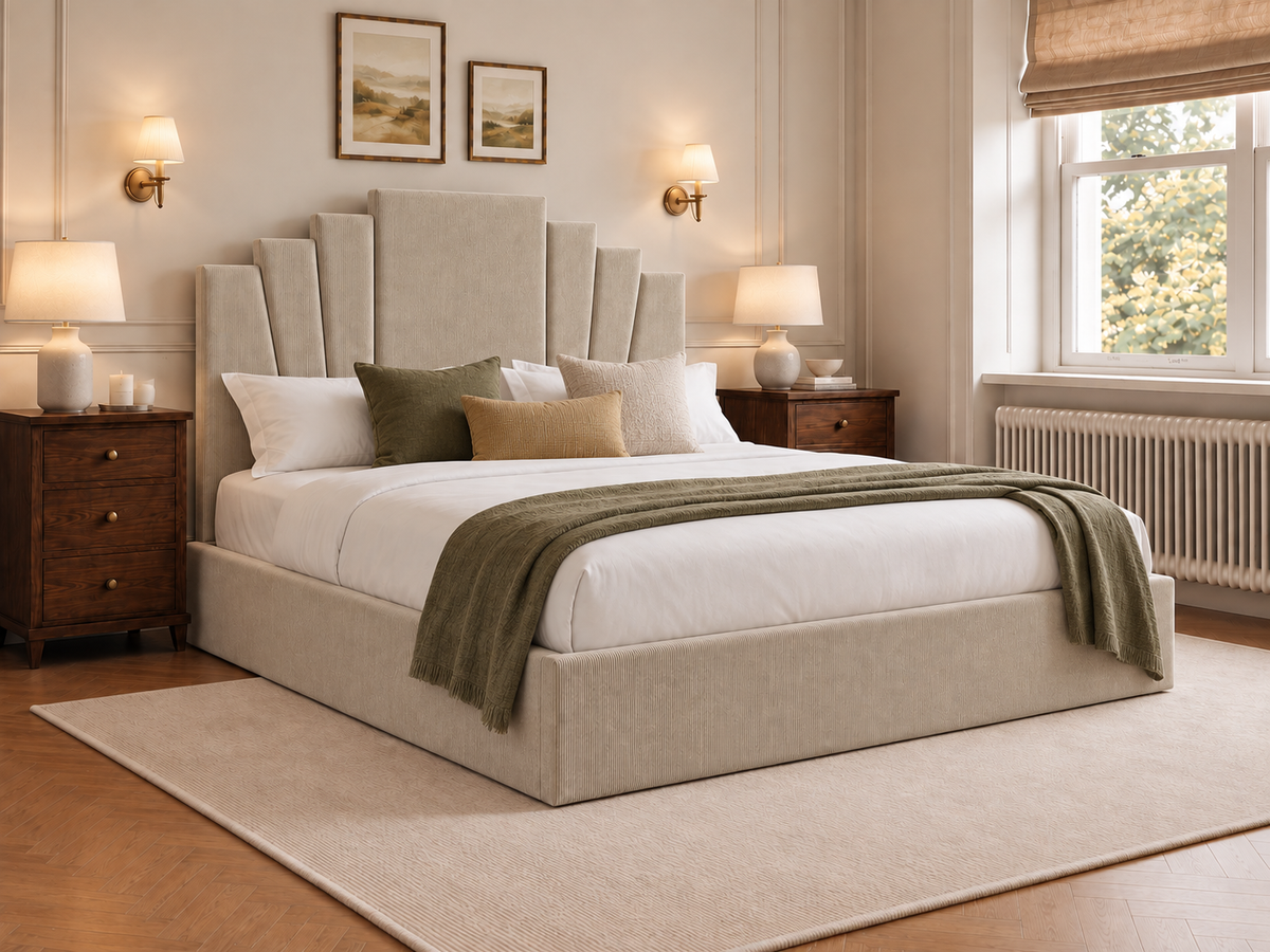 The Astoria Bed – Naples Sand