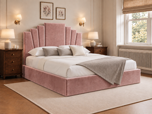 The Astoria Bed – Plush Pink