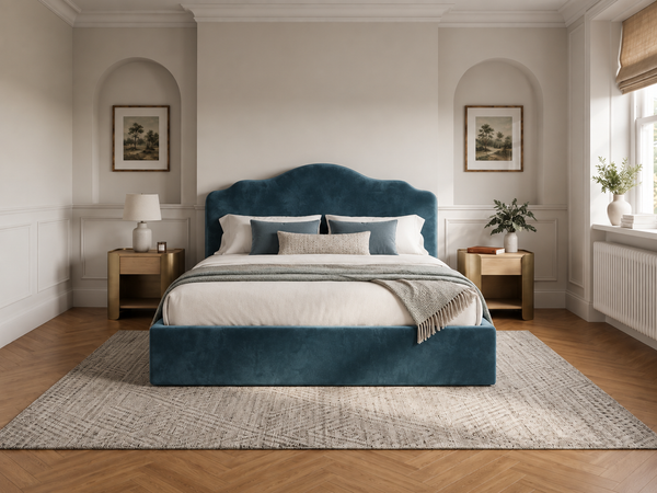 The Athena Bed – Coniston Blue