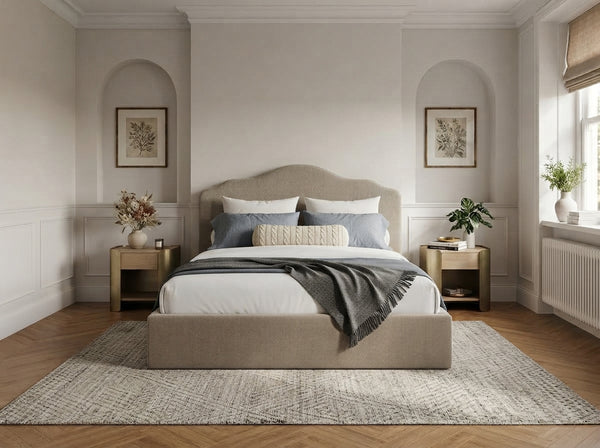 The Athena Bed – Naples Sand