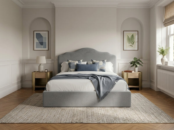 The Athena Bed – Naples Silver