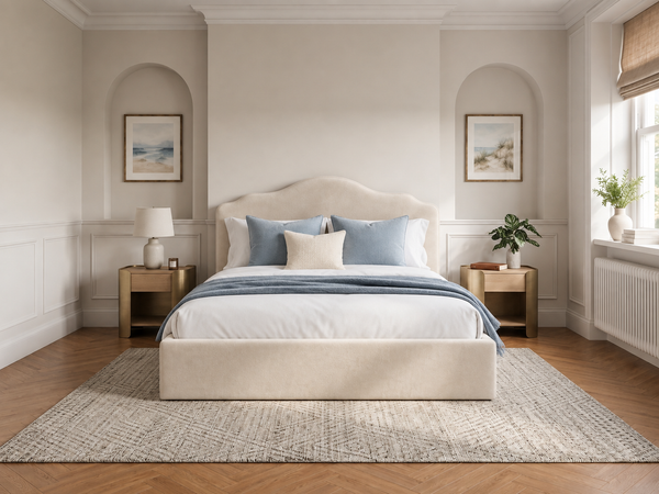 The Athena Bed – Plush Cream