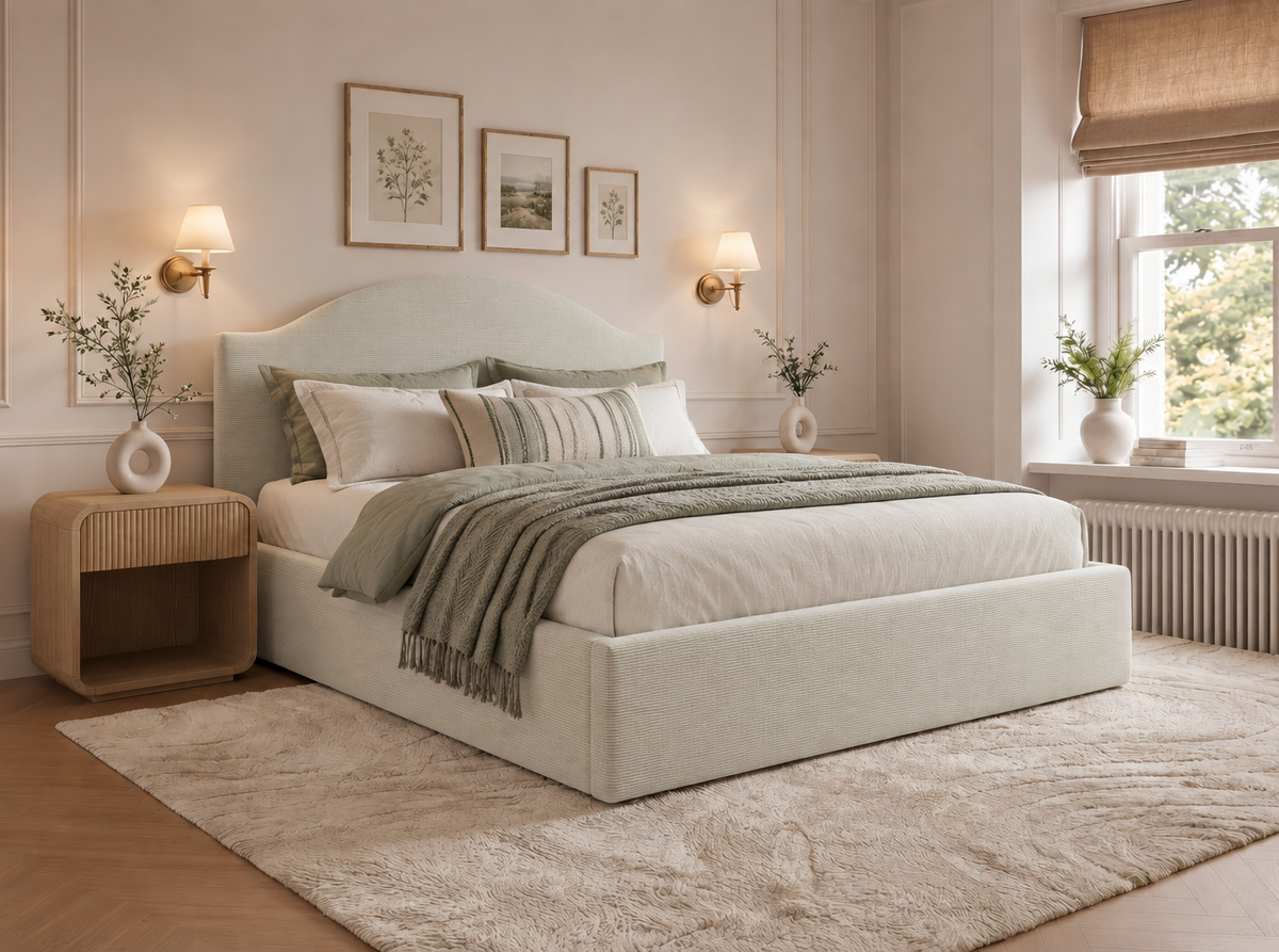 The Aurelia Bed – Naples Cream