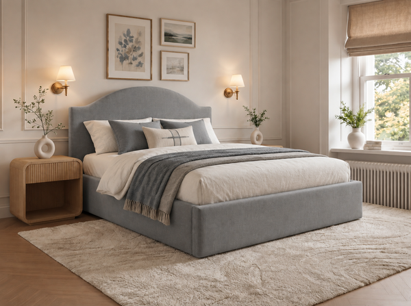 The Aurelia Bed – Naples Silver