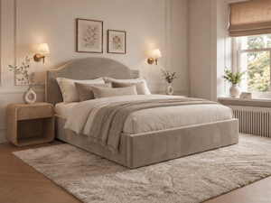 The Aurelia Bed – Plush Pebble