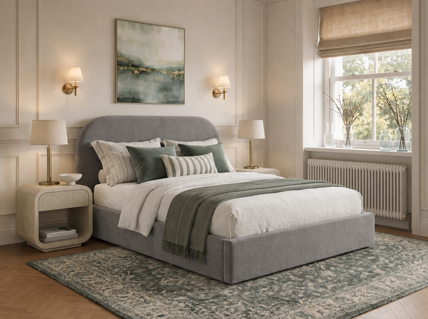 The Celeste Bed – Naples Silver