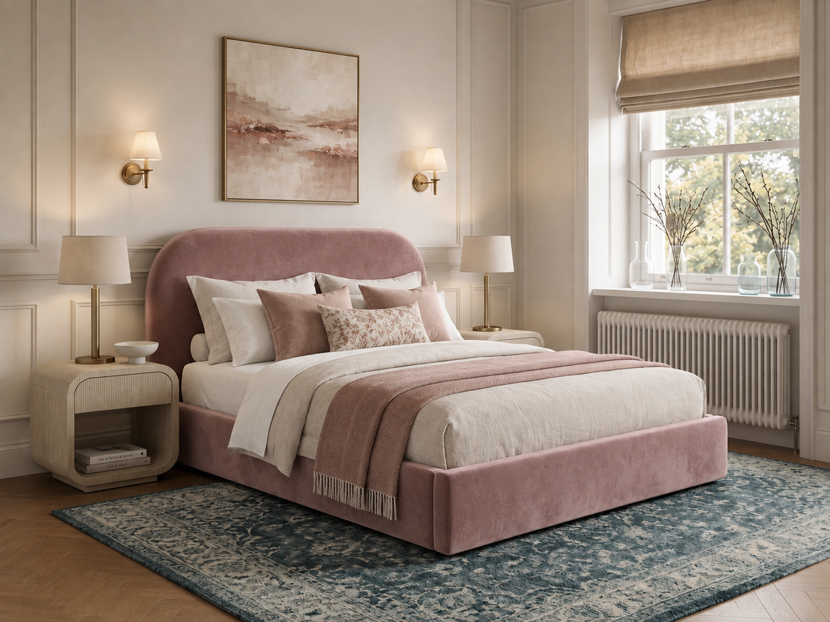 The Celeste Bed – Plush Pink