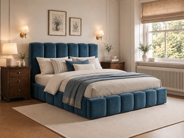The Cloud Luxe Bed – Coniston Blue