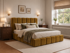 The Cloud Luxe Bed – Coniston Mustard