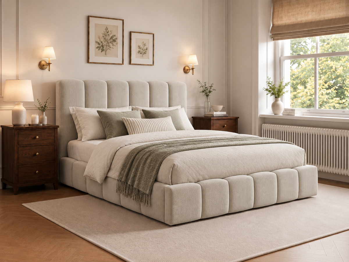 The Cloud Luxe Bed – Naples Cream