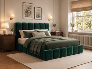 The Cloud Luxe Bed – Plush Green
