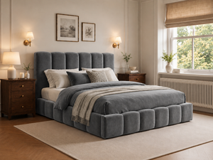 The Cloud Luxe Bed – Plush Grey