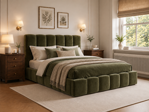 The Cloud Luxe Bed – Plush Olive
