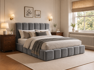 The Cloud Luxe Bed – Plush Silver