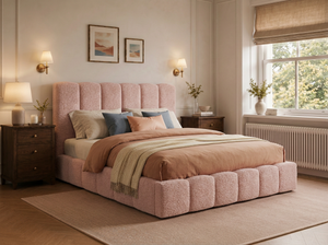 The Cloud Luxe Bed – Teddy Pink