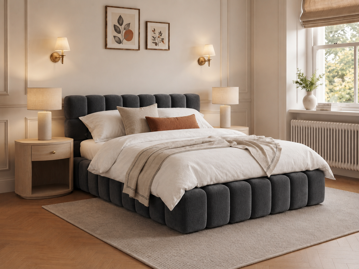 The Cloud Nine Bed – Coniston Charcoal