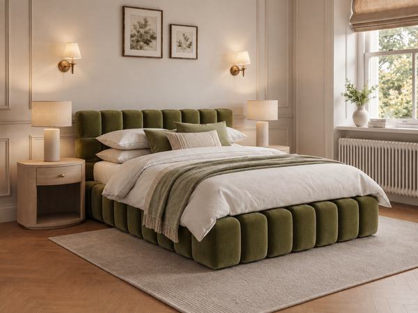 The Cloud Nine Bed – Plush Olive