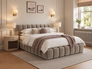 The Cloud Nine Bed – Plush Pebble