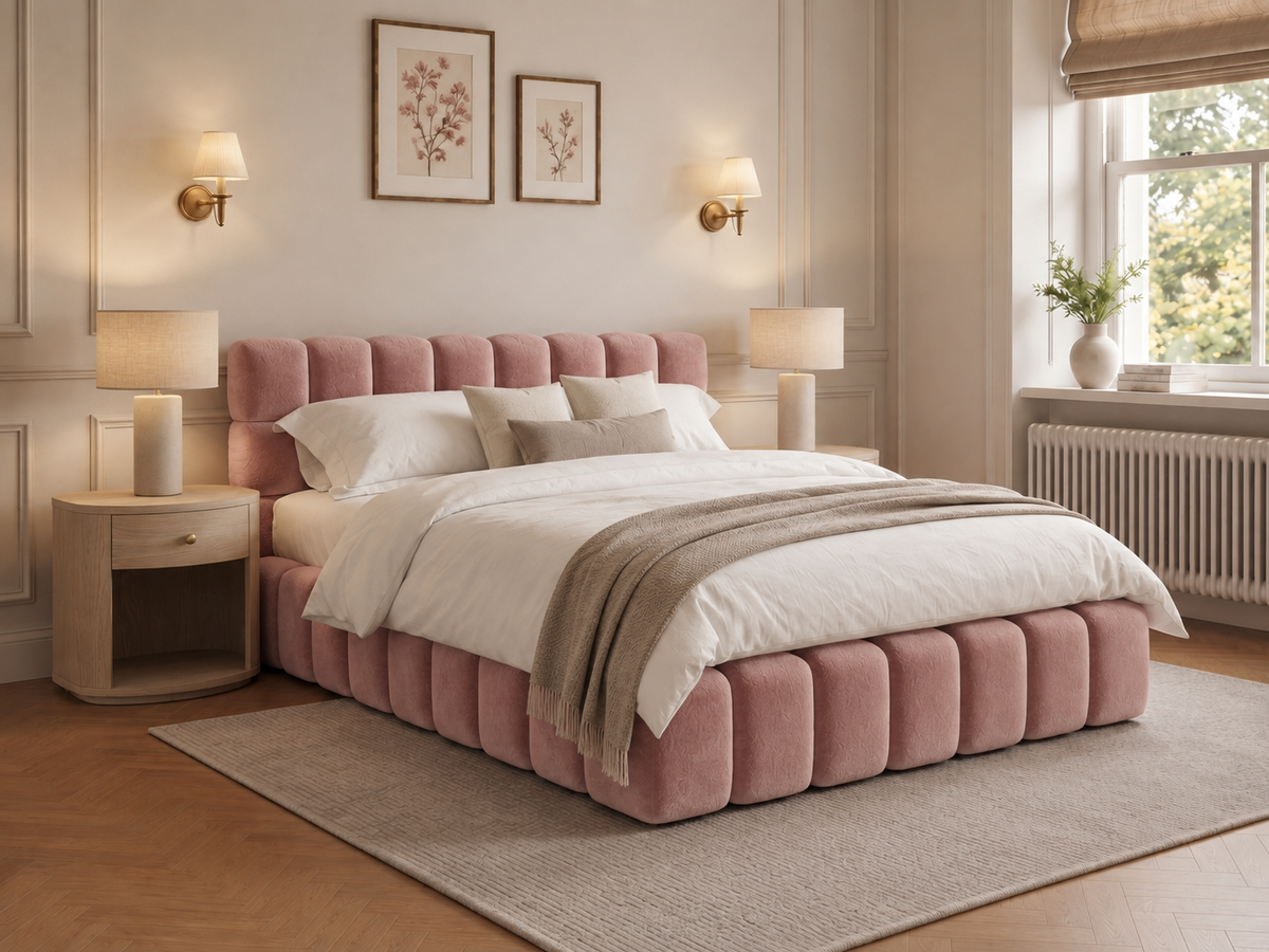 The Cloud Nine Bed – Plush Pink