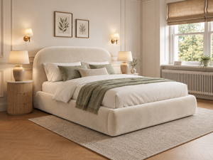 The Estelle Bed – Plush Cream