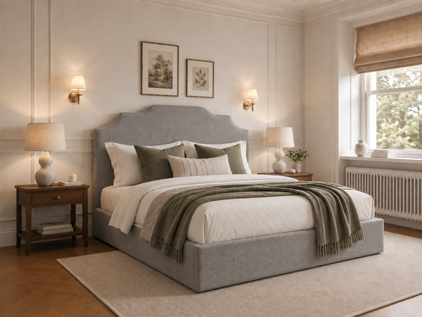The Gatsby Bed – Naples Seal Grey
