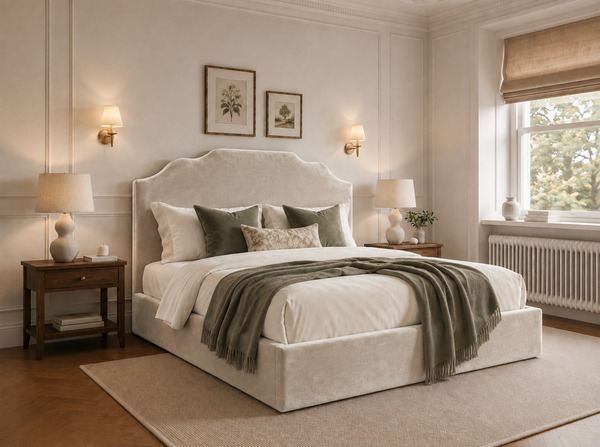 The Gatsby Bed – Plush Cream