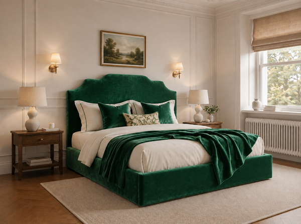 The Gatsby Bed – Plush Green