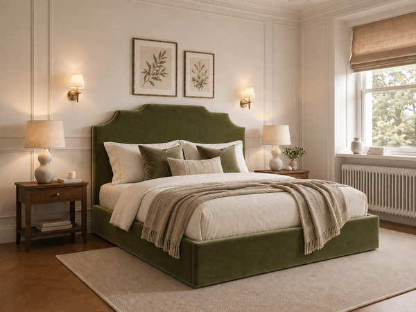 The Gatsby Bed – Plush Olive
