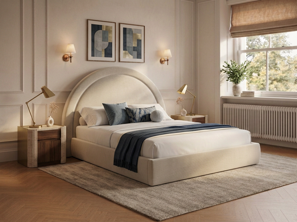 The Halo Bed – Naples Cream