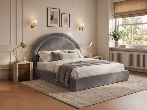The Halo Bed – Plush Grey