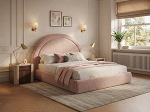 The Halo Bed – Teddy Pink