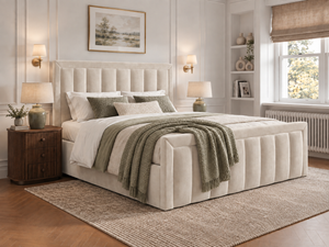 The Harrington Bed – Plush Cream